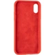 Чехол Fiji Silicone Case для Apple iPhone XR бампер накладка Full Soft Red - изображение 3