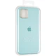 Чехол Fiji Silicone Case для Apple iPhone 11 Pro бампер накладка Full Soft Ice Sea Blue - изображение 4