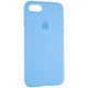 Чехол Fiji Silicone Case для Apple iPhone 8 бампер накладка Full Soft Marine Blue - изображение 1