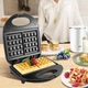 Вафельница Domotec MS-7705 / 4115 электрическая с антипригарным покрытием 1000 Вт Черная - изображение 5