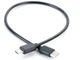 Кабель перехідник BauTech З USB Type C на Micro USB 30 см Чорний (1009-245-00) - зображення 2