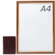 Жіноча шкіряна обкладинка для ID-паспорта (DNK-minidoc-fileH-colL) DNK Leather 7х10х1,5 см Вишневий 000157689 - зображення 5