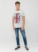 Футболка хлопковая длинная мужская Sol's Regent Great Britain Flag 11380300/10 L Серая (3660734029875) - изображение 3