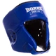 Шлем боксерский открытый кожаный с усиленной защитой макушки Boxer Heroe 2029 размер M Blue - изображение 1