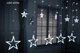 Светодиодная гирлянда штора звезды X-mas Lights Star занавесь звезды 138LED 2.5 метра 12 звезд Белый - изображение 1
