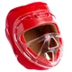 Шлем для единоборств кожаный с прозрачной маской Everlast 1427 размер XL Red - изображение 1