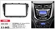 Переходная рамка Carav 11-663 для Hyundai i25, Accent, Solais, Verna / Dodge Attitude - изображение 2
