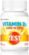 Зест ZEST Витамин D3 1000 IU (MO) 30 капсул (000001354) - изображение 2
