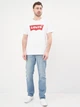 Футболка хлопковая длинная мужская Levi`s Standard Housemark Tee 17783-0140 XL Белая (5415211983571) - изображение 3