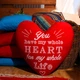 Подушка сердце You have my whole heart for my whole life 57x57 см - изображение 2