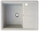 Гранітна кухонна мийка Everest 28R 620x500x210мм Тера - зображення 1