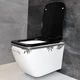 Унитаз DUSEL CUBIS CHIC STYLE подвесной DWHT10201030CS с сиденьем Soft Close дюропласт - изображение 14