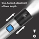 Фонарь карманный ручной аккумуляторный портативный LED Bailong BL K31 (USB) Серый - изображение 6