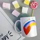Кружка с принтом Love is in the air rainbow 330 мл - изображение 2