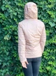 Куртка Khan женская весенняя двусторонняя бежевый/серый 52 2XL - изображение 7
