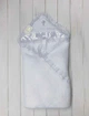Крыжма Бантик Brilliantbaby 90х90 см белая - изображение 2