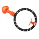 Обруч HULA Hoop LED хулахуп для похудения Black Orange (kz197) - изображение 1