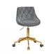 Офісне крісло Onder Mebli FORO + BUTTON Б-Т СІРИЙ B-1004 GD - MODERN OFFICE - зображення 2