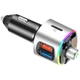 ФМ трансмиттер Aiver F58 Car MP3 Player Bluetooth v5.0 Quick Charge 3.0 Silver - изображение 5