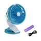 Вентилятор аккумуляторный Mini fan ML-F168 с прищепкой Blue (A008) - изображение 2