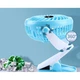 Вентилятор аккумуляторный Mini fan ML-F168 с прищепкой Blue (A008) - изображение 7