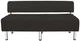Диван Richman Офис Двойка 1550 x 680 x 750H см Со спинкой Флай nova Black 2230 Черный - изображение 1