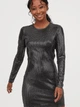 Платье-футболка короткое осеннее женское H&M 0751214 S Черное (KAY2000001312759) - изображение 1