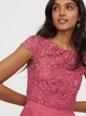 Платье длинное осеннее женское H&M 0606800-7 38 Розовое (СА2000001544877) - изображение 2