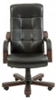 Офисное Кресло Руководителя Вирджиния Титан Black Wood Lux М1 Tilt Черное - изображение 2