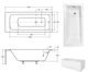 Ванна Besco TALIA 120x70 (WAT-120-PK) - зображення 6