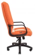Офісне Крісло Керівника Alberto Fly 2218-2207 Пластік М3 MultiBlock Біжево-помаранчеве - зображення 3