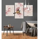 Модульна картина із трьох частин Bird and Flowers 96x60 см (MK322039) - зображення 4
