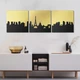 Модульная картина из трех частей Gold France 111x35 см (MK322406) - изображение 5