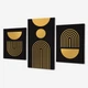 Модульная картина из трех частей Gold 96x60 см (MK322004) - изображение 3