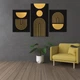 Модульная картина из трех частей Gold 96x60 см (MK322004) - изображение 4