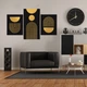Модульная картина из трех частей Gold 96x60 см (MK322004) - изображение 5