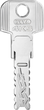Серцевина EVVA 4KS DZ 61/76 MP 3 ключі Полірована латунь (000007146) - зображення 5