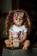 Лялька Реборн Reborn мулатка NPK DOLL силіконова 55 см - зображення 3