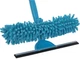Телескопическая швабра для мытья окон Optima Cleaning "Лапша" 120 см Голубая (E72724) - изображение 2