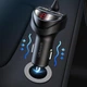 Адаптер автомобільний USAMS C22 Dual USB Car Charger With 3IN1 Spring Cable US-CC119 | 2USB, 3.4A | - зображення 4