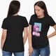 Футболка женская Тетрадь смерти Миса Аманэ (Death Note Misa Amane) (8976-2827-4) XL Черная - изображение 4