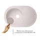 Кухонная мойка Lidz 780x500/200 COL-06 (LIDZCOL06780500200) - изображение 3