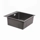 Кухонна мийка чорна з нержавіючої сталі Qtap DK5050BL 2.7/1.0 мм Black (QTDK5050BLPVD2710) - зображення 4