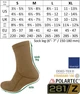Носки тактические флисовые 6-in 281z Polartec Classic 200 Coyote Brown M - изображение 3