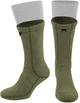Шкарпетки тактичні флісові 8-in 281z Polartec Classic 200 Green Khaki XL - зображення 1