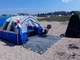Палатка беседка туристическая кемпинговая Lanyu 1801 туннельный тент - изображение 3