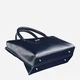 Женская кожаная сумка BlankNote Midi BN-BAG-24-navy-blue Темно-синяя - изображение 5