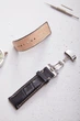 Ремінець для годинника Balabanoff Alligator Padded Watch Strap Чорний - изображение 6