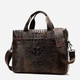 Сумка-портфель чоловіча шкіряна Vintage leather-14719 Коричнева - изображение 3
