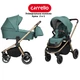 Детская универсальная коляска CARRELLO Epica (золотая рама) CRL-8510 (2in1) Tea Green Бирюзовая (CRL-8510 (2in1) Tea Green) - изображение 1